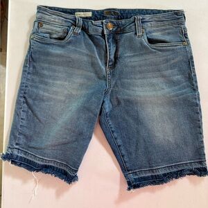 Kut from the Kloth Blue Denim Women Shorts